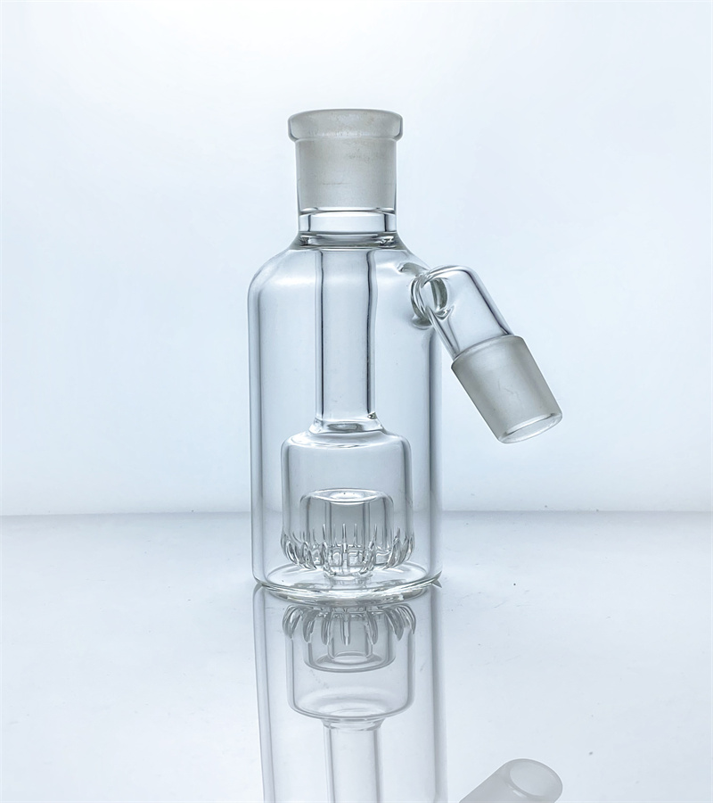 

bong smoke thick glass tube hookah bubbler with 45 degree bevel with 1 birdcage perc 18mm connector