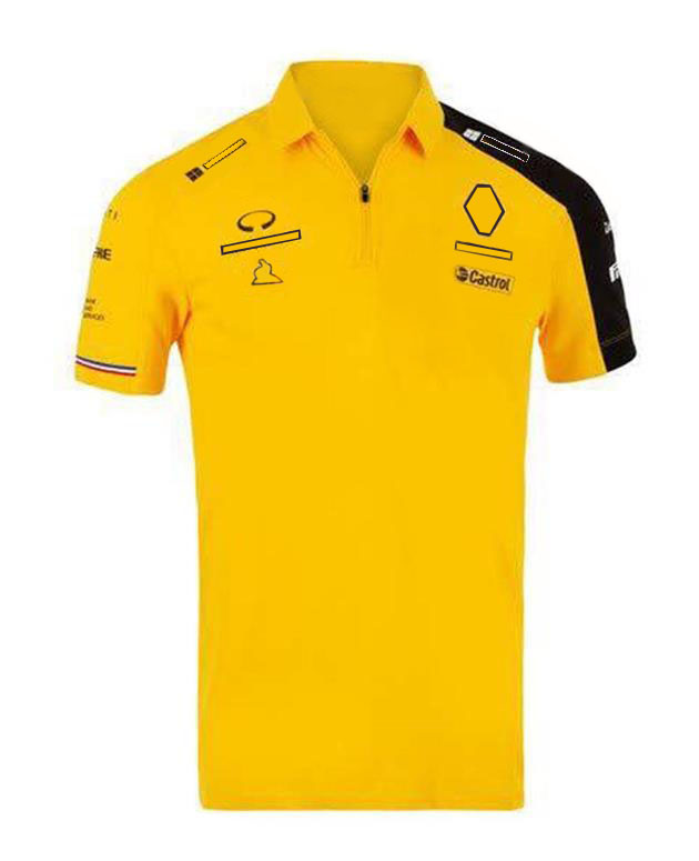 

2022 new lapel T-shirt top summer F1 racing polo suit same custom