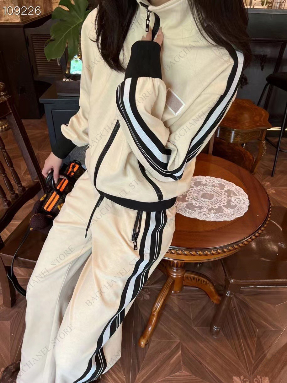 

Top designer sportswear stylist women' tracksuits classic zipper cardigan Hoodie simple sports pants casual men suit 2 high quality, Make up for price