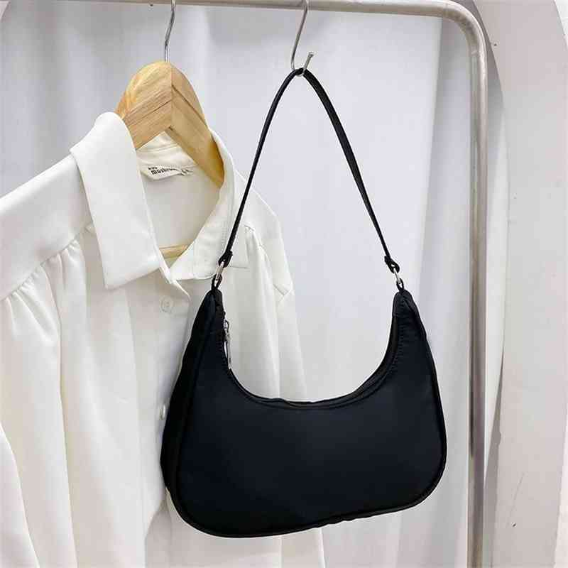 Nylon messenger bag women's new dumpling light small underarm solid color one shoulder Bags us Model7G8O-image-772880186