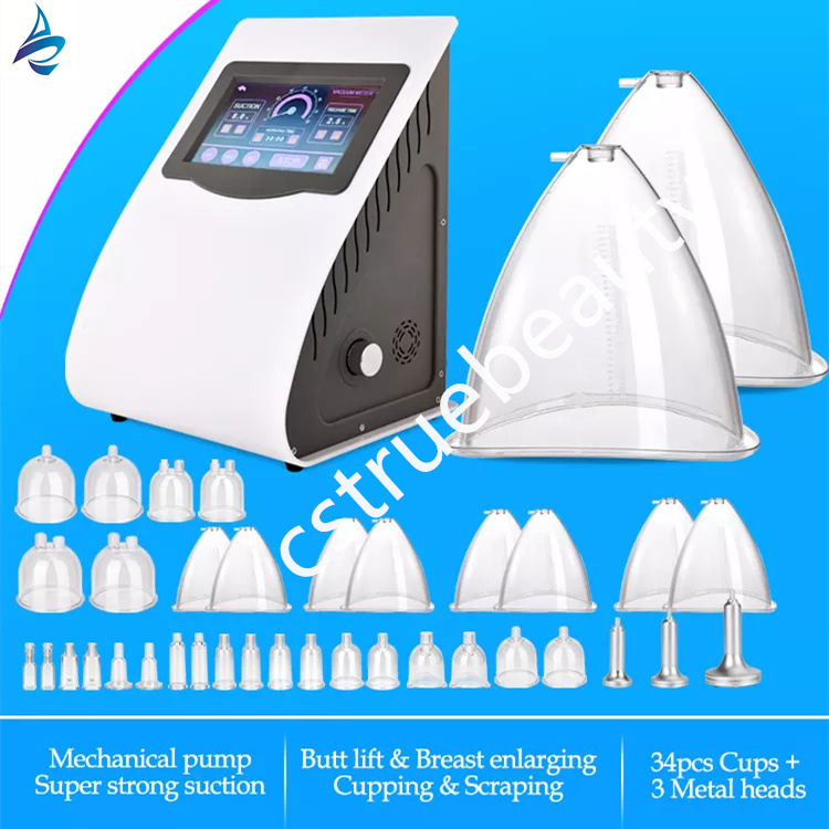 

Butt Lifting Beauty machine 21CM Suction Cupping Therapy Breast Enlarge vacuum Spa equipments