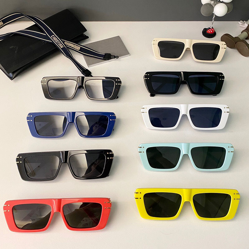 

Designer Sunglasses SIGNATURE S2U Newest Color Ladies Fashion Classic Color Thick Frame Mens or Womens Sun glasses Casual Beach Party High Quality UV 400 With Box