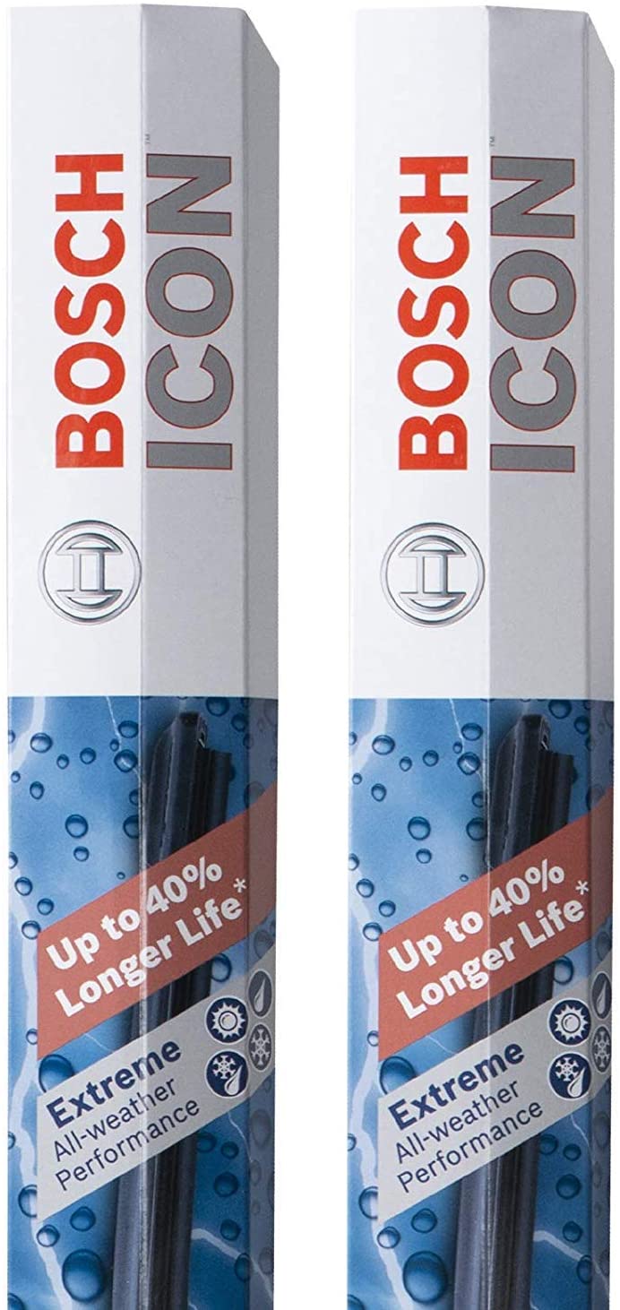 

Bosch ICON Wiper Blades 24A18A (Set of 2)er Life, Frustration Free Packaging