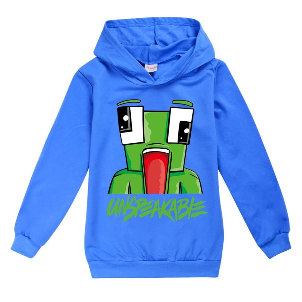 Indicible imprimé sweat à capuche à capuche sweat-shirt décontracté tops garçons filles sweat à swets en coton