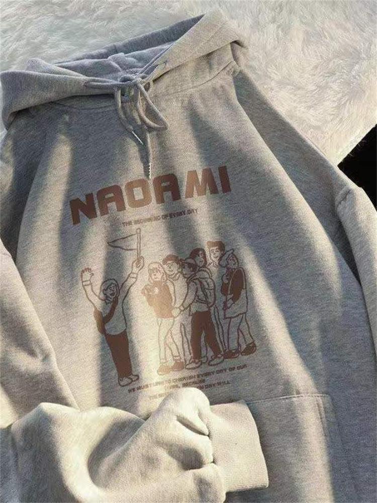 

Men's Hoodies & Sweatshirts Dark Green American Retro Hooded Sweatshirt Men Women's Autumn Winter Grunge Big Velvet Thick Coat Vinatge S