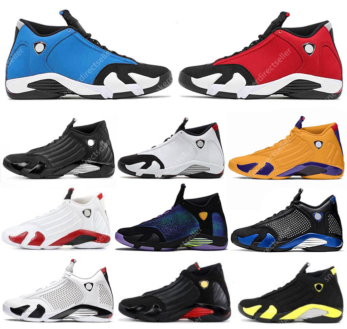 

2022 Gym Blue Red 14 14s Mens Basketball Shoes Chameleon White Bred Thunder University Gold Desert Sand Men trainers sports sneakers, Shoes box