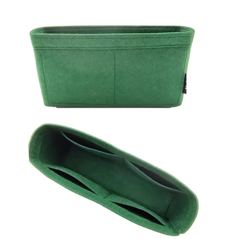 

For Hobo Bag With Chain Under Arm Cloth Insert Bag Organizer Makeup Handbag Organizer Travel Inner Purse Portable Cosmetic Bags, Simle blue