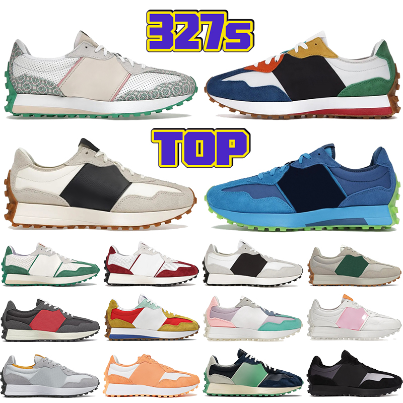 

2022 Fashion 327s mens Running Designer Shoes casablanca black white Blue Raspberry USA Gauff Nightwatch Green Grey Navy Angora low men women Sports Sneakers, 42 bubble wrap packaging
