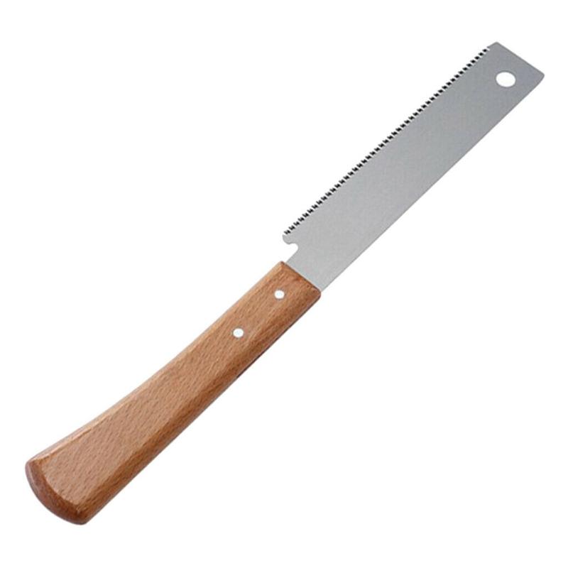 

Hand Tools 12in Small Saw Beech Wooden Handle Fine Cut Household Woodworking Garden Pruning Flush Cutting Trimming Tool 17SawtoothHand