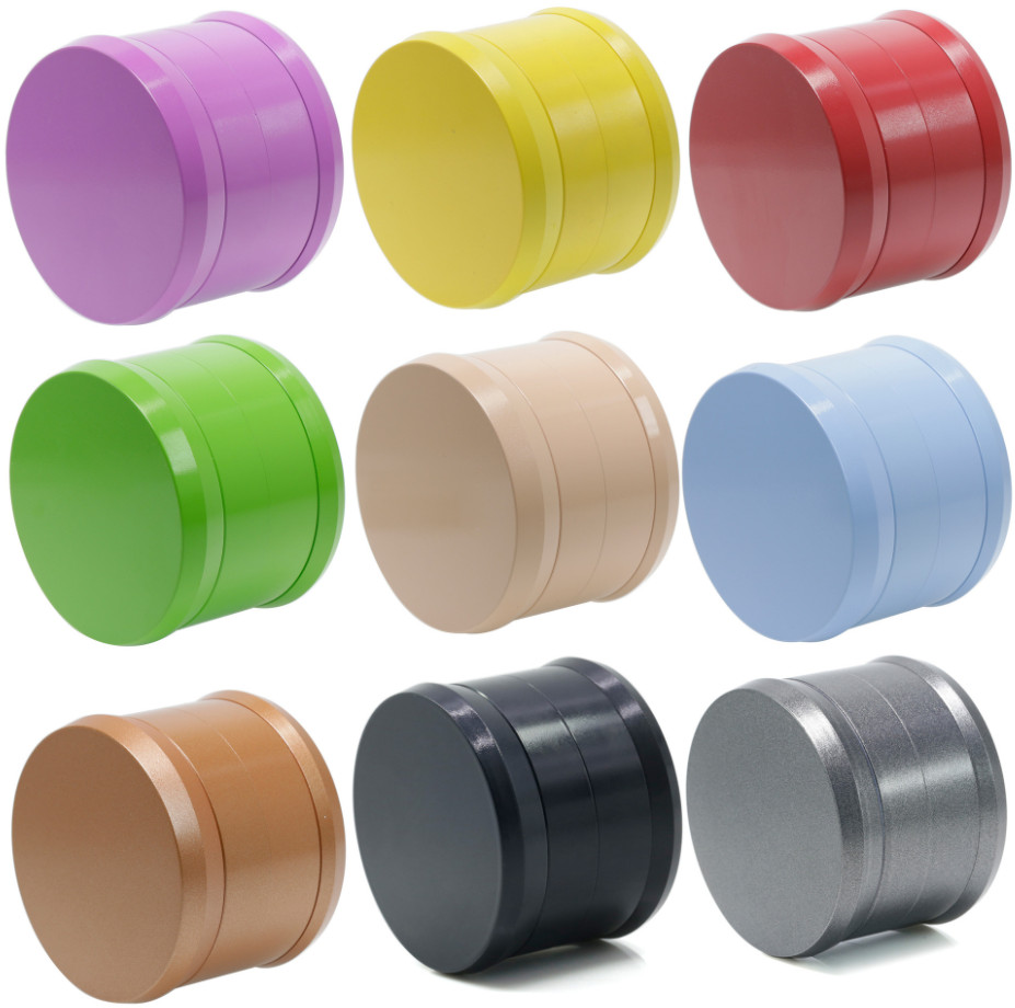 

The latest 63X48mm Smoke grinder four -layer ceramic plating smoke grinding device many styles support custom LOGO