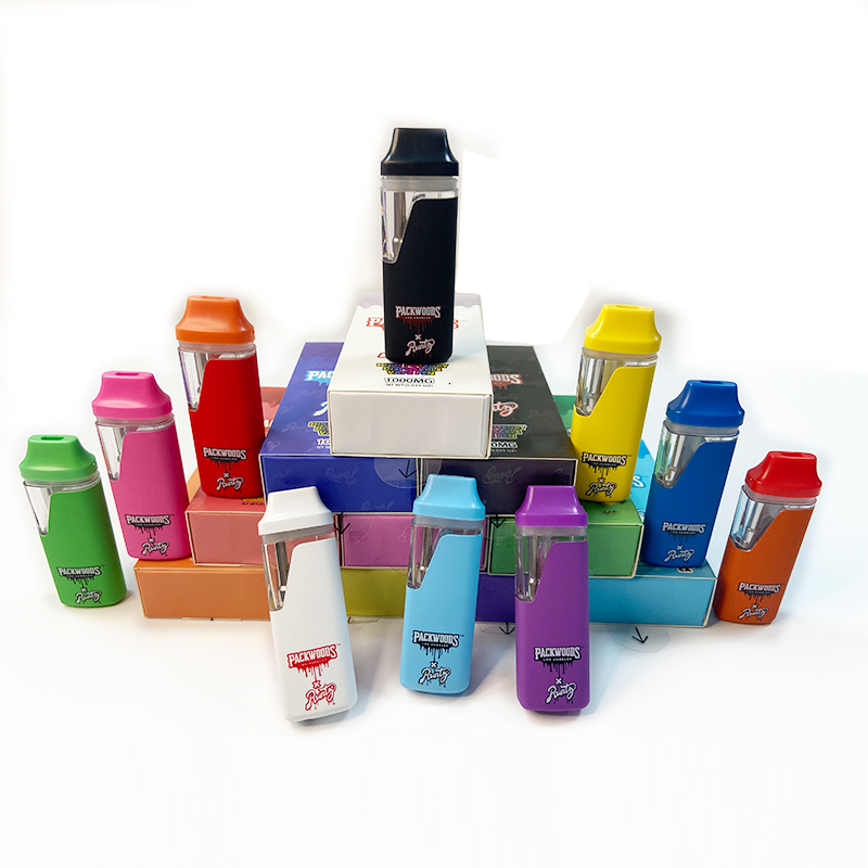 

Runtz x Packwoods Disposable vape pens 380mAh E cigarettes Rechargeable Battery Empty Vape Pen 1ml Vaporizer with Drawer box Packing Ship from US