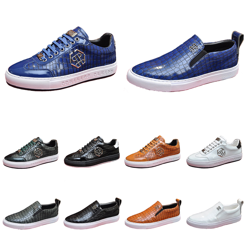 

Crocodile GHrained leather Mesh Pointed Toe Shoe Men Women Designer Sneakers Man Casual Shoes Luxury Mens Womens Outdoors Trainers Sneaker Philipps Pleins