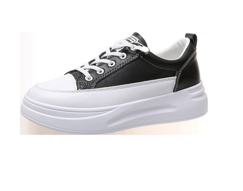 2022 new women's shoes lace up leisure thick soled elevated sports small white shoes Men's Sneakers for Sale Anniversary red Clear-image-767200255