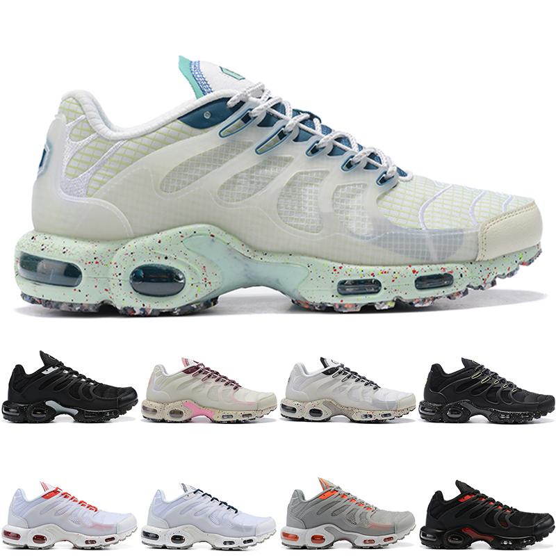 

Brand Shoes tn plus men running terrascape Black Barely Volt Green Burgundy Grey Orange mens womens outdoor sports trainers sneakers, Terrascape 36-46 black barely volt