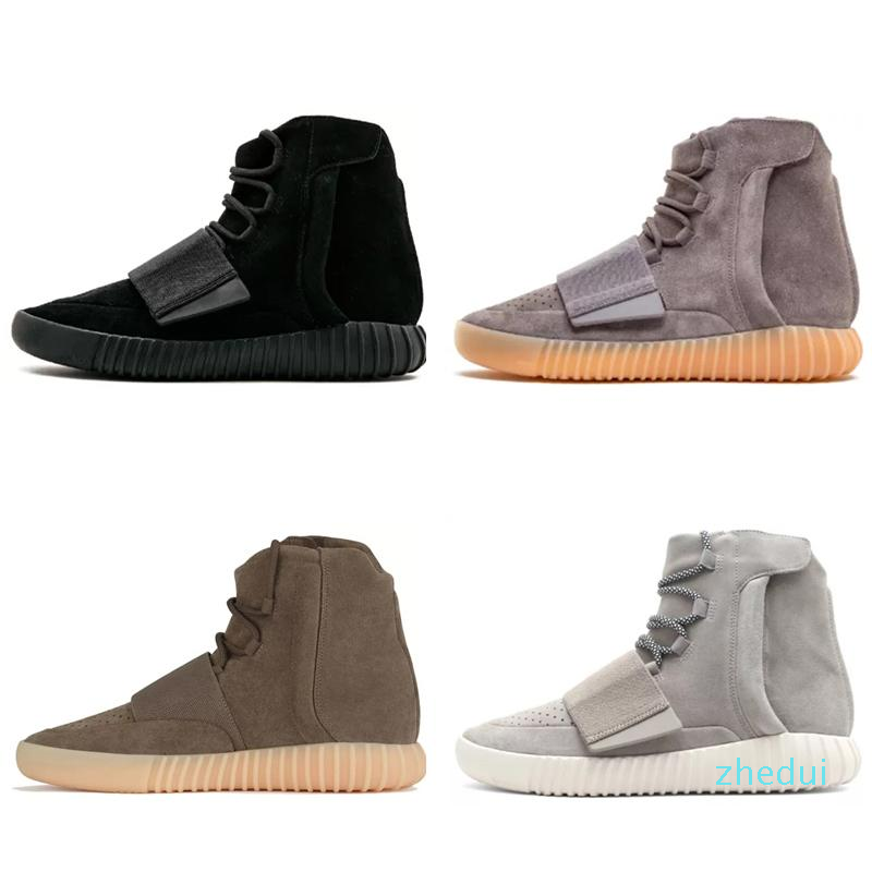 

2021 Top Grey Colorway Bashful Chocolate 750 Triple Black Brown Red Men Women Winter Shoes Wests Glow boots Sole Sneakers KuL
