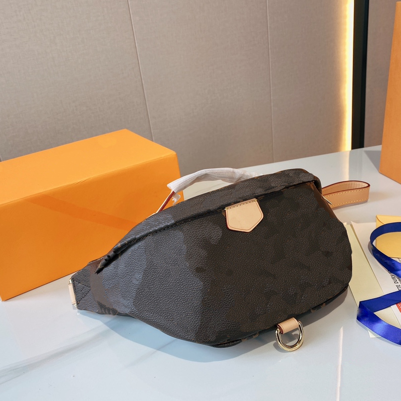 

2022 Unique Luxury Men Lady Designer Waist Bag Cross Body Shoulder Purse Belt Women Bags Pocket Handbags Bumbag Fanny Pack Brown Unisex Bum Bumbag With Box #M43644, No bag