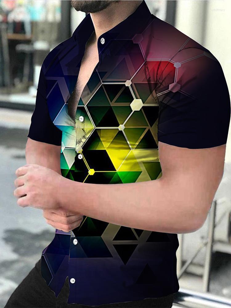 

Men's Dress Shirts Mens Fancy Print Beach Clothes For Men Summer 2022 Stretch Casual Shirt Clothing Slim Fit Short BlousesMen's Men'sMen's S, Zc-1435