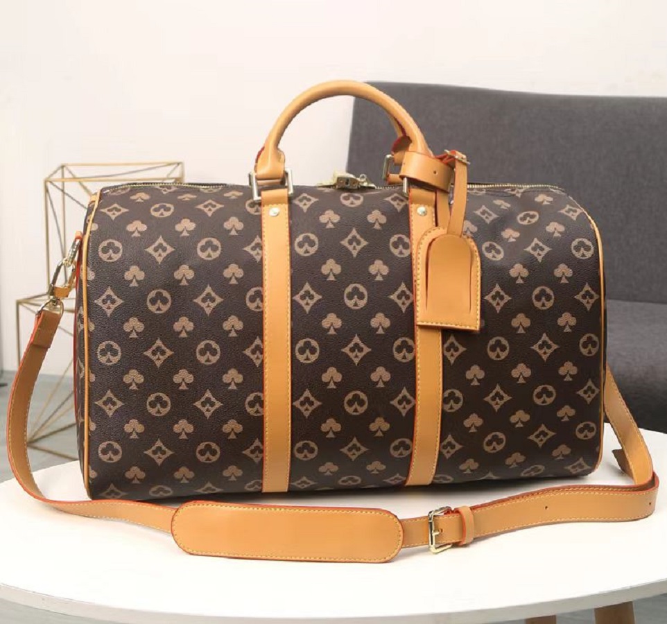 

Top Quality luxury sport bag fashion men women high-quality With lock large capacity travel Double G duffle bags brand designer luggage handbags size 54CM, Customize