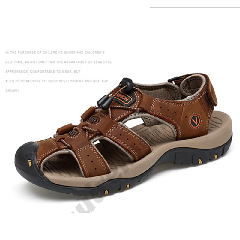 Grande taille 6 sandales hommes 2022 été nouveau respirant orteil sandale loisirs de plein air chaussures de plage décontractées 605 rouge