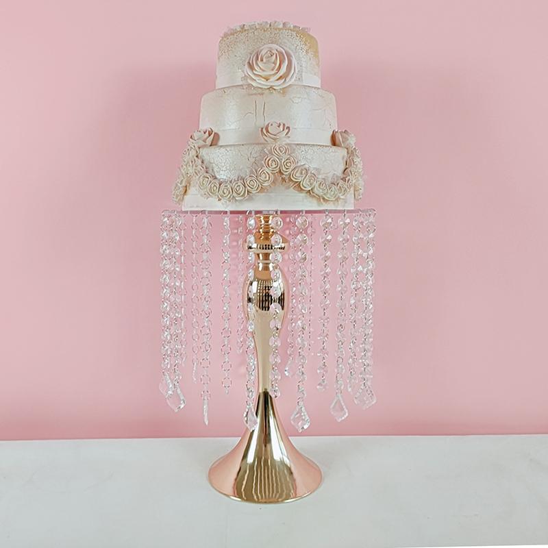 

Other Bakeware 1pcs Gold Cake Stand Electroplating Metal Cupcake Wedding Party Dessert Table Decoration