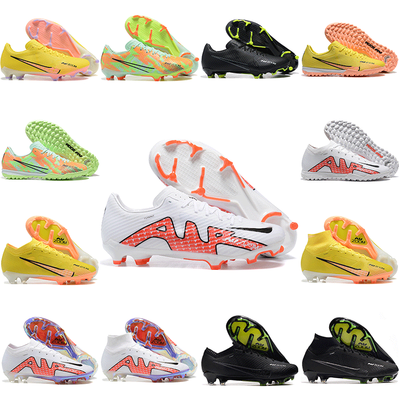 

Top Quality Mens Zoom Mercurial Vapors XV Academy FG TF Soccer Shoes CR7 Mbappe Superfly 8 IX Elite Football Cleats Outdoor Boots Shoe size 39-45, I need look other product