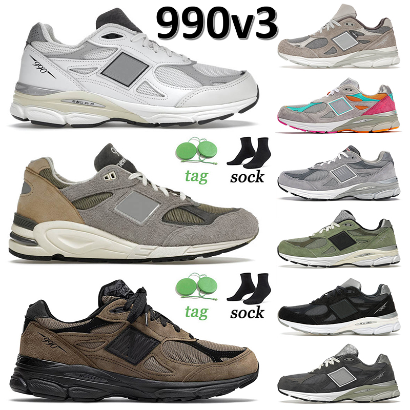

990v3 High Quality 990 Casual Shoes v3 Mens Women MiUSA Teddy Santis Marblehead Incense Sea Salt JJJJound Brown Black Olive Elephant Skin Sports Trainers Sneakers, C14 v4 grey