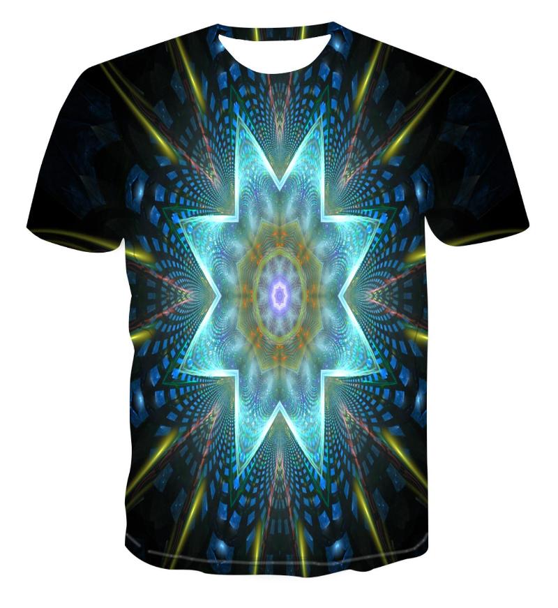 

Men' T-Shirts Summer Style Men' T-shirt Color Geometric 3D Print Women' / Hip Hop Casual Top -6xlMen, Tx-85