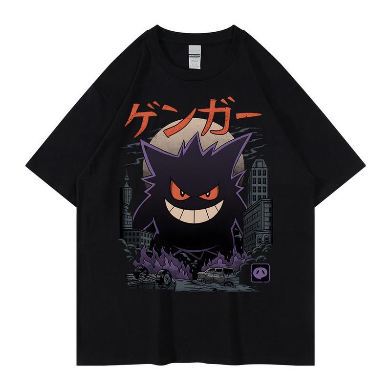 

Men's T-Shirts Printed T-shirt Summer Hip Hop Style Tee Tops Cotton Oversized Short Sleeve Men's ClothingMen's, Light blue