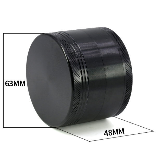 

2.5 "aluminum alloy grinder 63MM four layer smoking accessories metal herb grinder nine colors