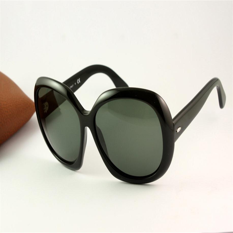 

Womens Luxury Jackie Ohh II Sunglasses New Style Fashion Glasses High Quality 4098 Black Eyewear Green UV400 Lens 60mm294s