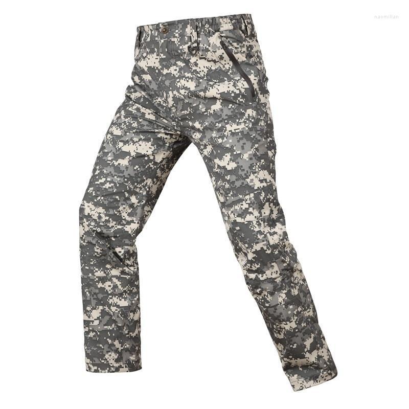 

Men' Pants Tactical Hard Shell Wear Resistant Waterproof Camouflage Fully Laminated Slim FitMen' Naom22, Ply-43-acu
