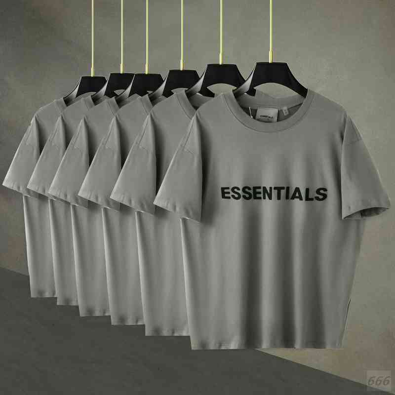 Fashion Essentials Designer Couples t shirts Fog Double Thread Summer Loose Couple High Street Men and Women Short Sleeved T-shirt Ins Brand Earl