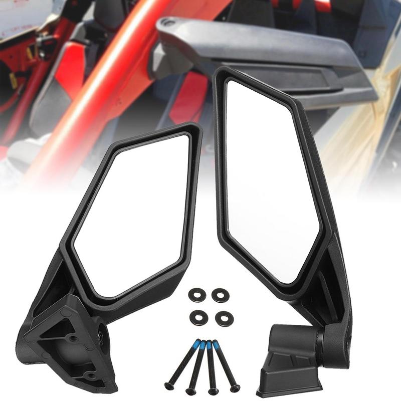 

Parts Side View Mirrors Rearview Mirror Adjustable For Can Am Maverick X3 & MAX SSP Racing 715002898ATV ATVATV ATV