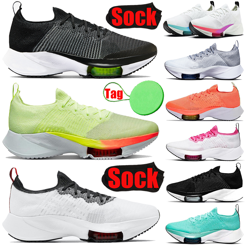 

Zoom Tempo NEXT% fly knit running shoes pegasus for mens womens zoomx type Pure Platinum Black White Hyper Violet men trainers sports sneakers runners