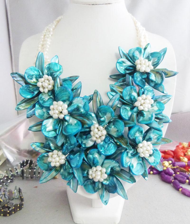 

Chokers Private Custom Compiled Flower Necklace Very Beautiful 22"Chokers