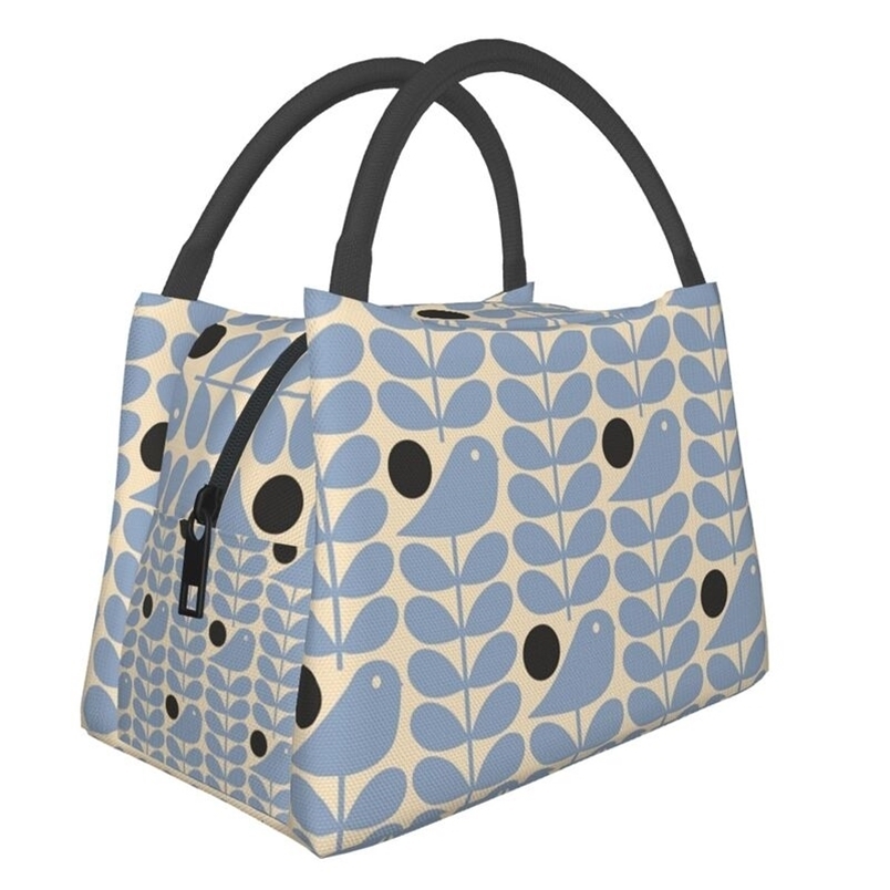 

Custom Orla Kiely Early Bird Bags Men Women Warm Cooler Insulated Lunch Boxes for Work Pinic or Travel 220711
