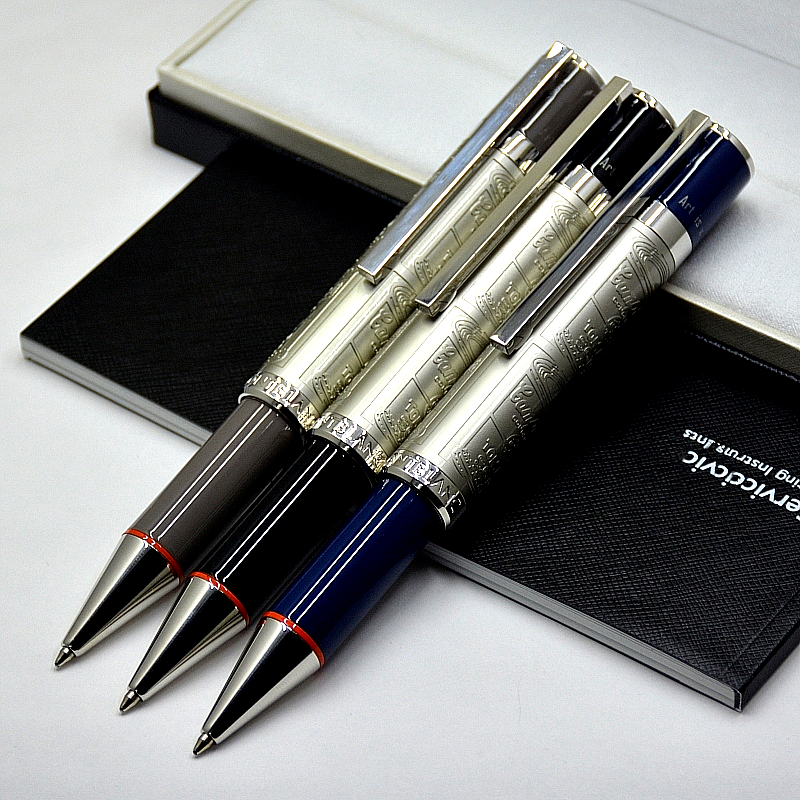 

Limited Edition Andy Warhol Ballpoint Pen Unique Metal Reliefs Barrel Office School Stationery High Quality Writing Ball Pen As Gi3023, As shown picture