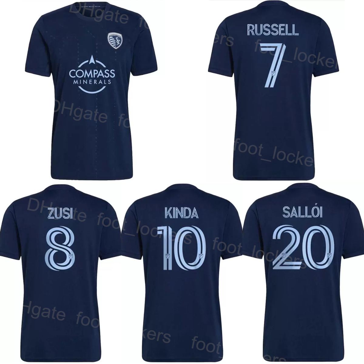 

Club Team 29 MELIA Soccer Jerseys Sporting Kansas City 8 ZUSI 21 HERNANDEZ 5 ISIMAT-MIRIN 11 SHELTON 18 NDENBE 54 WALTER RUSSELL SALLOI 15 ESPINOZA Football Shirt Kits, Navy blue