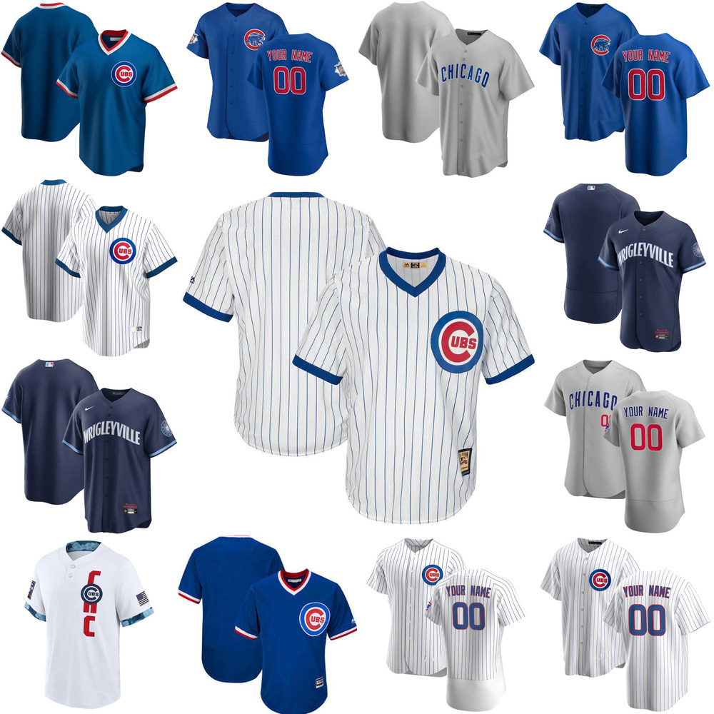 

2022 Baseball Jerseys Custom Jersey Chicago''Cubs''Mens women Youth 12 Kyle Schwarber 9 Javier Baez 17 Kris Bryant 44 Anthony Rizzo Baseball Jerseys, Color