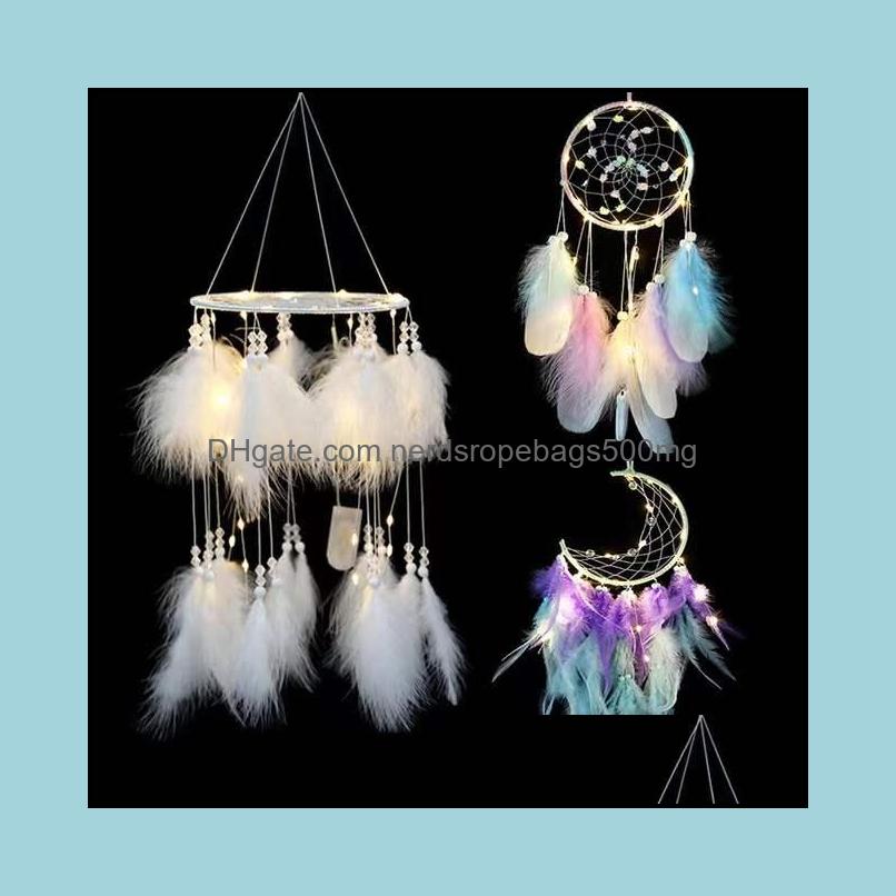 

Arts And Crafts Arts Gifts Home Garden Girl Dream Catcher Wind Chimes Hanging Dreamcatcher Kids Children Bedroom Baby Room Decoration Aes