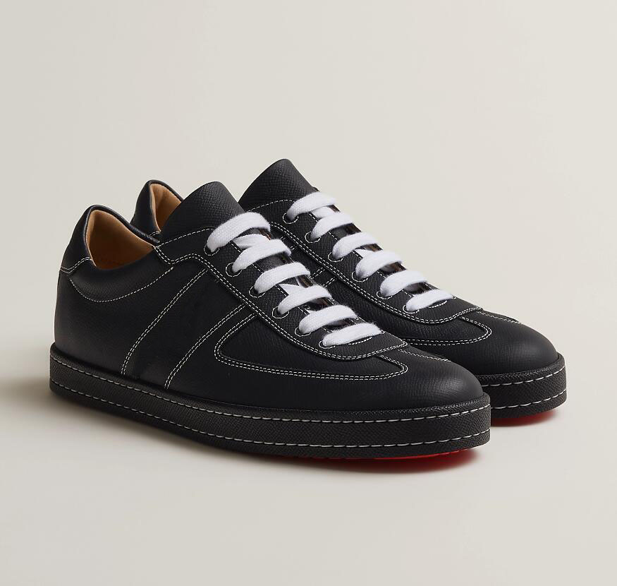 

Luxury Designer Boomerang Sneaker Shoes Men's Calfskin Leather Outdoor Trainers Top Quality Comfort Rubber Platform Skateboard Walking