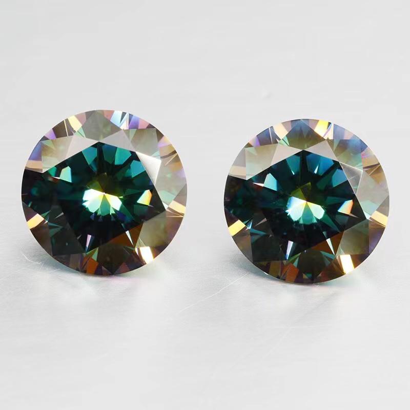 

Other Round Cut Plated Multic Color VVS1 Moissanite Loose Stones Pass Diamond With Gra For Diy Jewelry Making Rings EarringsOther OtherOther