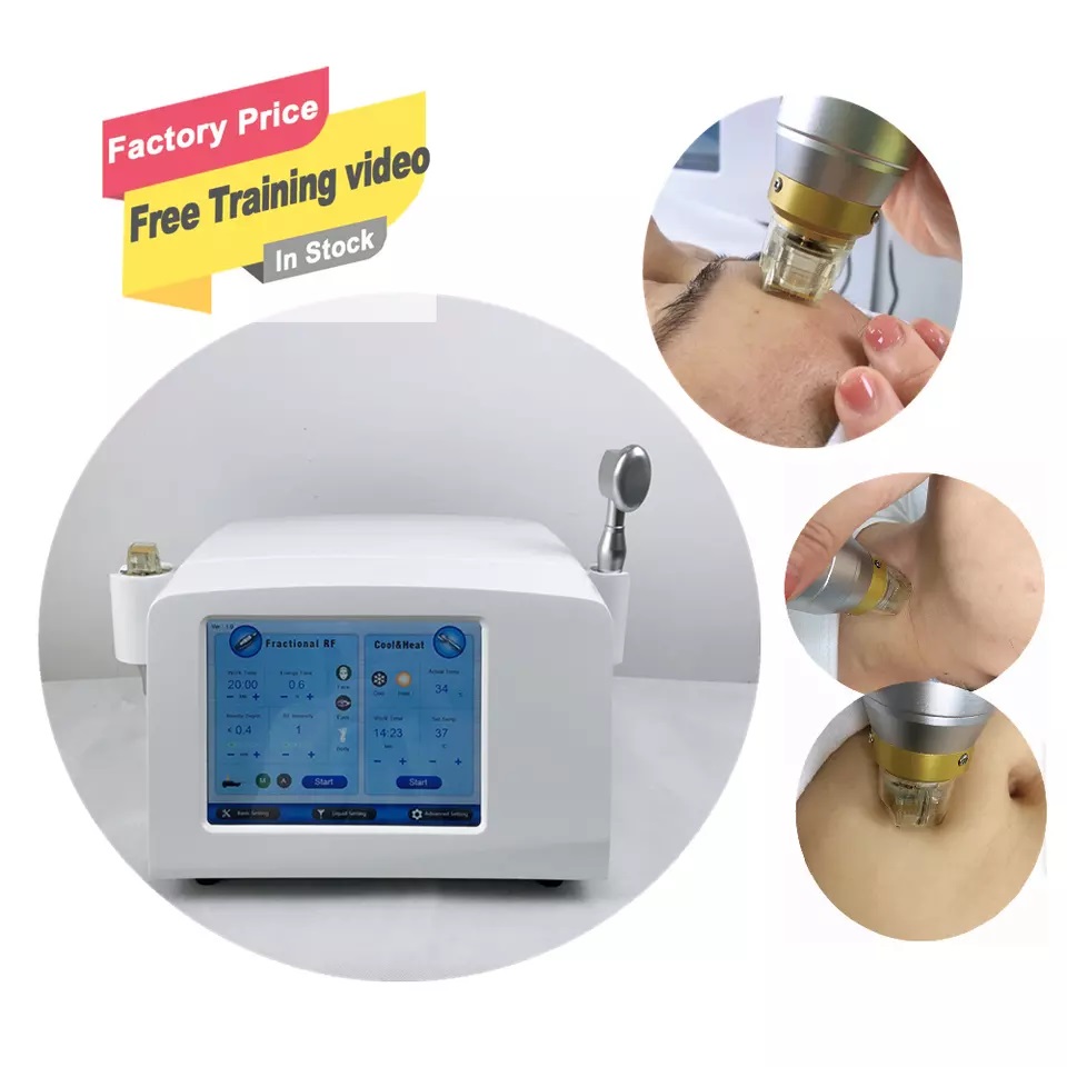 Micro Needle RF Machine Face Lifting Fractional RF Microneedle Skin Tightening Beauty Equipment Gold Microneedling Radio Frequency Device With Ho-image-786070796