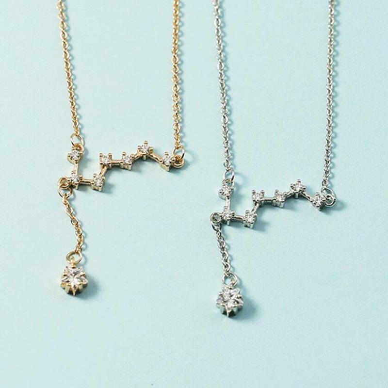 

Other Fashion Seven Stars Necklaces For Women 925 Sterling Silver Jewelry Girl Accessories Valentine's Day GiftsOther OtherOther