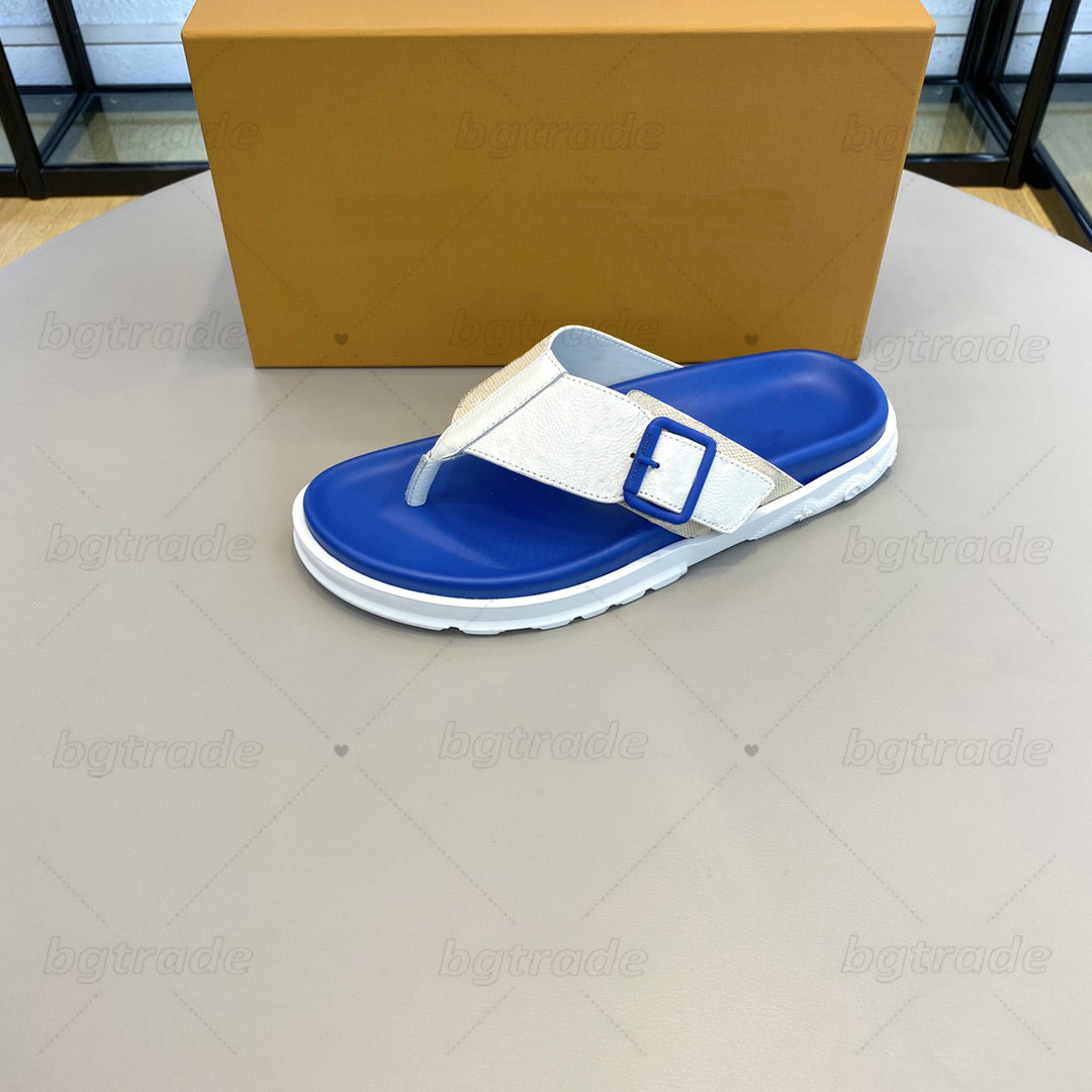 

Summer Mens Casual Slippers Slides Letter Platform Classic Embossed Monograms Lattice Slide Sandal Outdoor Beach Men Designers Flip Flops
