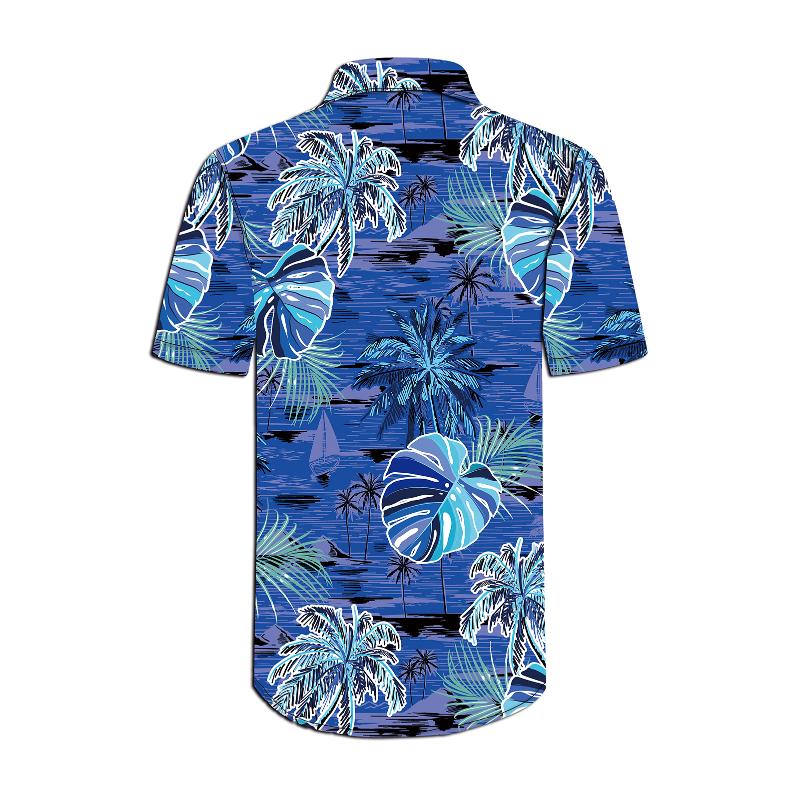 

Men' Tracksuits Summer Hawaii Shirts Men Chemise Pour Homme Design Fashion Short Sleeve Plus Size Printed Hawaiian ShortsMen
