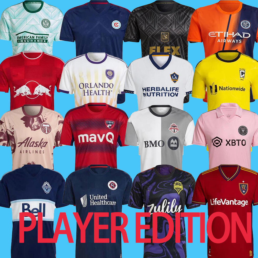 

2022 2023 MLS Seattle Sounders Soccer Jerseys Player Version Toronto Rapids Orlando Shirt 22 23 Montreal New York City Vancouver Whitecaps Football Jersey, 22 23 austin away player version