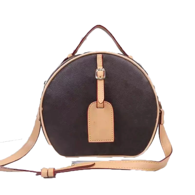 

HH Round Bag Female Presbyopic High Quality Leather Shoulderbag Handbag Women Shoulder Bags Woman