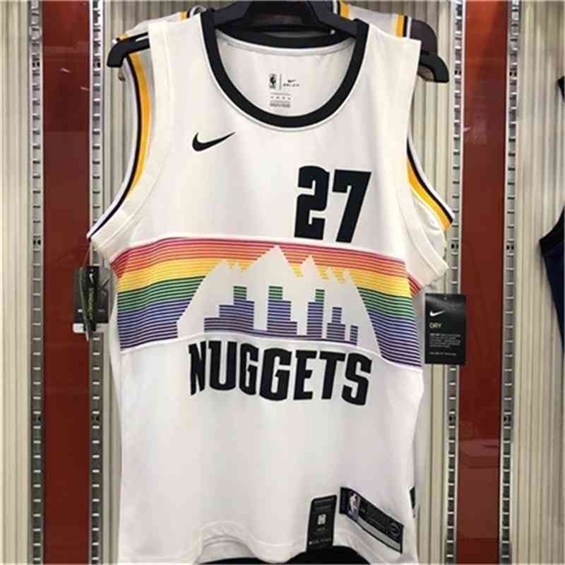 

Basketball Jerseys Tops No.27 Jamal Murray Black and White Color, Black toronto #4