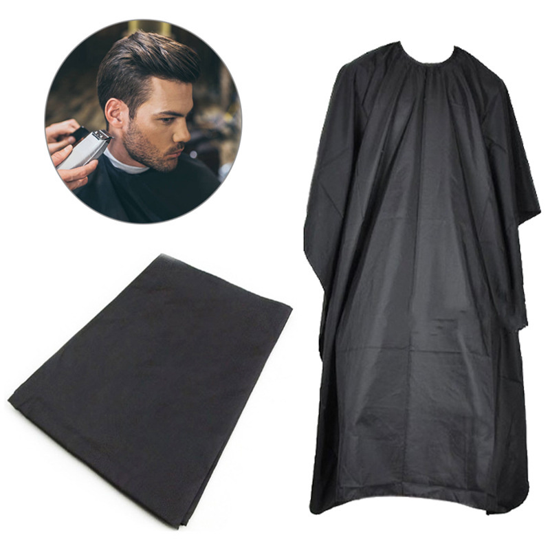

Black Hairdressing Cape Professional Hair-Cut Salon Barber Cloth Wrap Protect Gown Apron Waterproof Cutting Hair Cloths Wrap